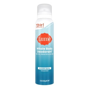 Lume Whole Body Women's Deodorant Spray - Unscented - 3.6oz - 1 of 4