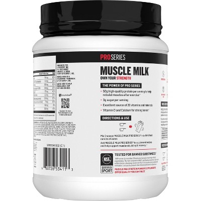 Muscle Milk Pro Series Protein Powder - Vanilla - 32oz