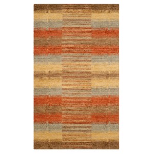 Stripe Loomed Accent Rug 3
