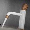 ChicFurnit Bathroom Sink Faucet Brass Deck Mounted Water Mixer Tap with Modern Rose Gold Design for Stylish Vanities, Multicolored, 10"*9.4"*3" - 2 of 4