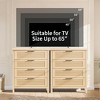 Fluted 7 Drawer Dresser for Bedroom, Chest of Drawers, Wooden Chest with Clothes Storage Cabinet - 3 of 4