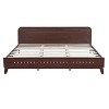 Queen Size Pine Wood Platform Bed Frame  Streamlined Design, Sturdy Frame, Easy Assembly-- Frevyn - 3 of 4