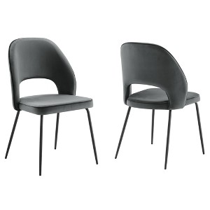 Modway Nico-Performance-Velvet-Dining-Chair-Set-of-2 - 1 of 4