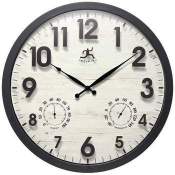 17.5" Concordia Indoor/Outdoor Wall Clock - Infinity Instruments