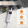 Acekool Heated Blanket Throw, Machine Washable, 6 Heat Settings, Auto Shutoff, Double-Sided Fleece, Soft Electric Blanket for Sofa or Bed - 3 of 4