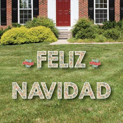 Big Dot Of Happiness Feliz Navidad - Yard Sign Outdoor Lawn ...