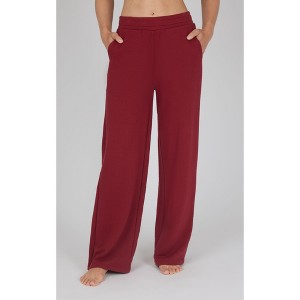 90 Degree By Reflex Womens Loop Terry Wide Leg Pant - 1 of 3