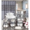 Creative Scents Brushed Nickel 6 Piece Bathroom Accessories Set - 2 of 4