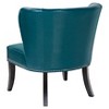 Hilton Concave Back Armless Chair - Peacock Blue - image 4 of 4