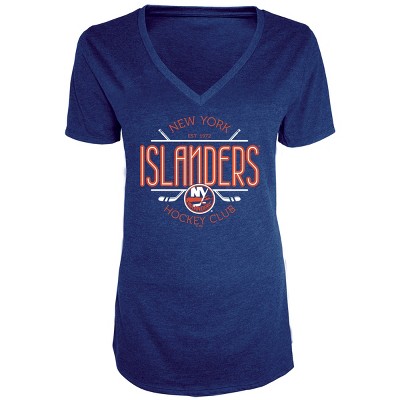 NHL New York Islanders Women's Blade V-Neck T-Shirt S