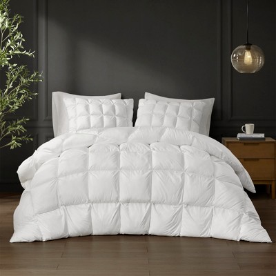 Down Alternative Comforter Filler Overfilled 3D Puff Stitching for Winter Warmth Polyester Microfiber Shell Hypoallergenic