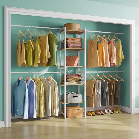 Wall mounted closet discount storage