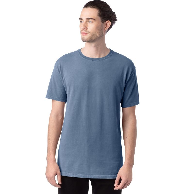 Hanes Unisex Garment Dyed Cotton T-Shirt, 1 of 8