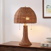 JONATHAN Y Joanie Bohemian Rustic Iron LED Table Lamp - 2 of 4