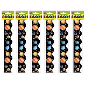 Teacher Created Resources® Scalloped Solar System Border Trim, 35 Feet Per Pack, 6 Packs - 1 of 3