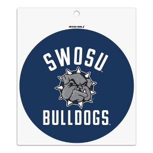 Southwestern Oklahoma State University Bulldogs Logo Automotive Car Refrigerator Locker Vinyl Circle Magnet - 1 of 4