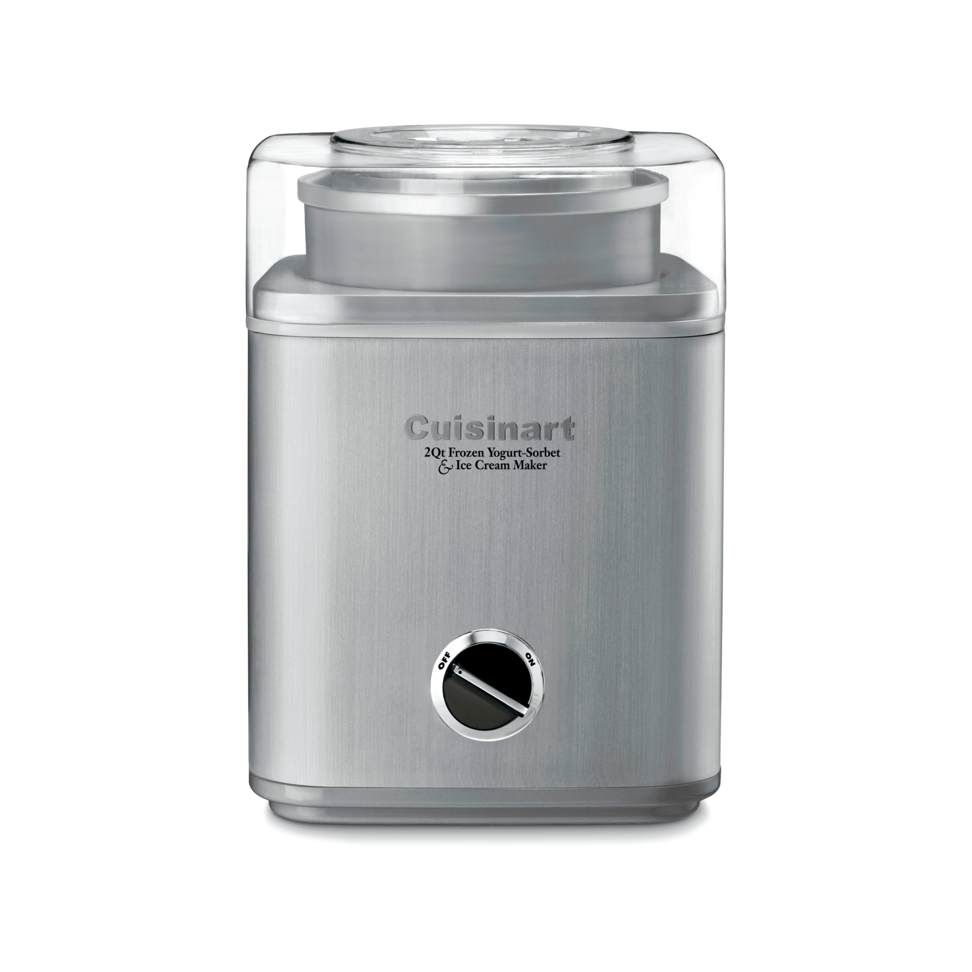 Cuisinart Pure Indulgence 2qt Frozen Yogurt-Sorbet & Ice Cream Maker - Chrome - ICE-30BCP1: BPA-Free, 25 Min Cycle