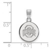 Black Bow Jewelry 14k White Gold Ohio State Buckeyes NCAA Small Pendant - 2 of 3