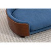 Kumasinova Elevated Dog Bed with Solid Wood Legs,Dog Beds with Velvet Cushion,Pet Bed for Small/Medium/Large Dogs & Cats,Modern Dog Furniture - 2 of 4