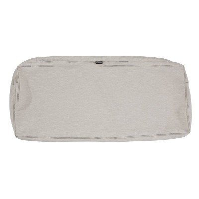 Heather Grey Montlake FadeSafe 42" Patio Bench Cushion