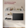 VASAGLE Set of 2 Floating Wall Shelves - Rustic Brown - Display Shelves for Picture Frames - Living Room, Kitchen - 4 of 4