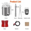 Propane Metal Melting Furnace Kit with Crucible & Tongs Stainless Steel Smelter for Melting Gold, Silver, and Aluminum - 2 of 4