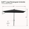 Pellebant 9 x 5 FT Patio Outdoor Rectangular Market Umbrella - 3 of 4