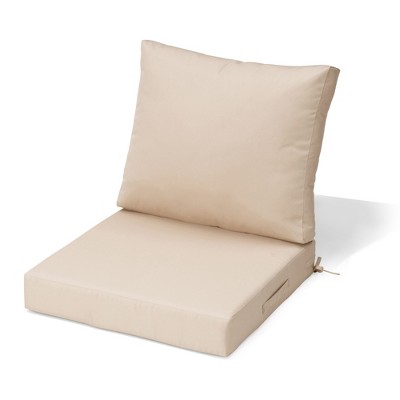Pellebant Outdoor Deep Seat Cushion Set Patio Furniture Cushions with Removable Cover for Chair Sofa Couch