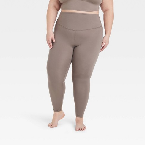 Women's Brushed Sculpt Ultra High-rise Leggings - All In Motion™ Dark Brown  Xxl : Target