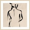 Amanti Art Abstracted Female Figure IV by June Erica Vess Framed Wall Art Print - 4 of 4