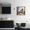 Stupell Industries Happy Bear in Bathtub, 25" x 25" - 2 of 4