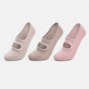 Anna-Kaci Women's 3-Pack Mary Jane Style Low Cut Non-Slip Grip Socks for Pilates Yoga and Everyday Comfort - 1 of 1