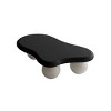 Kumasinova 40"/47" Cloud-Shaped Coffee Table with 3-Ball Legs for Living Room,On-Trend Center Table Decorative Cocktail Table with MDF Frame - 4 of 4