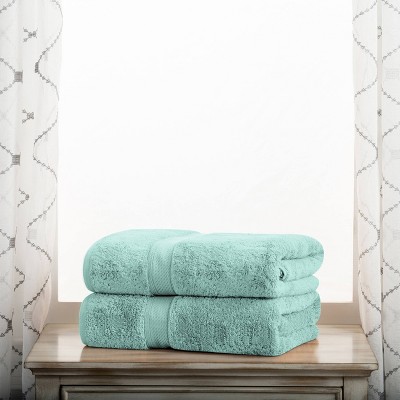 Oversized Seafoam Egyptian Cotton Washcloth Set