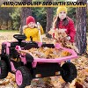24V 2-Seater Ride-On Dump Truck for Kids, Remote Control Construction Toy with Electric Dump Bed, Extra Shovel - 3 of 4