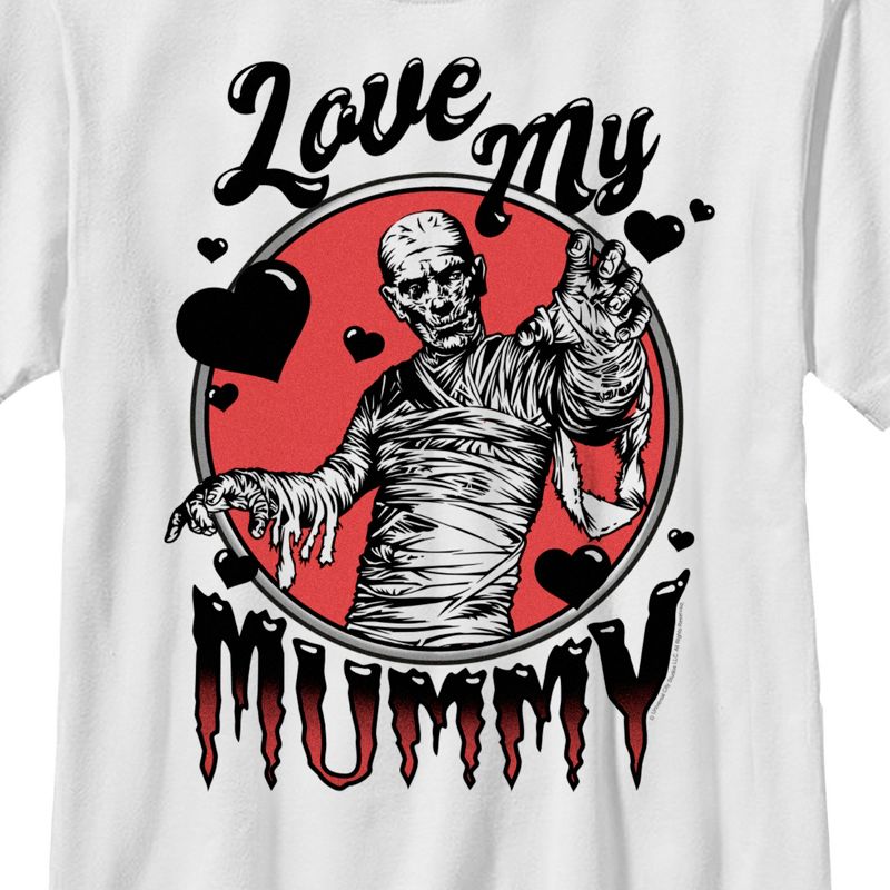 Boy's Universal Monsters Mother's Day Love My Mummy  T-Shirt -  -, 2 of 5