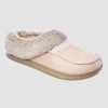 Isotoner Women's Fur Microsuede Hoodback Slippers - 3 of 4