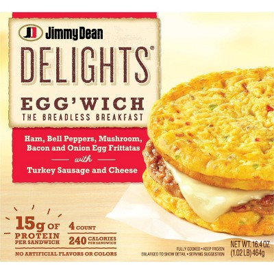 Jimmy Dean Farmhouse Frozen Frittata Sandwich - 4ct