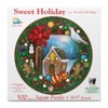 Sunsout Sweet Holiday 500 pc Round  Jigsaw Puzzle 71906 - 3 of 4