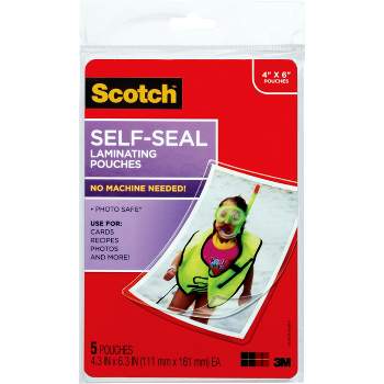 5Ct Scotch Self Seal 4X6 Photo Sz