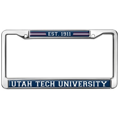 Utah Tech Full Size Standard License Plate Metal Frame