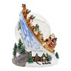 Kurt Adler Kurt Adler 120MM Battery-Operated Musical Santa and SLED Waterglobe - 2 of 4