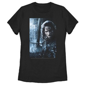 Women's The Lord of the Rings Fellowship of the Ring Aragorn Poster T-Shirt - 1 of 4