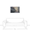 Creative Products Santa Walking in the Snow 30 x 20 Canvas Wall Art - 3 of 4