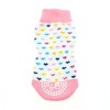 Doggie Design Non-Skid Dog Socks - Pink and White Hearts - 2 of 3