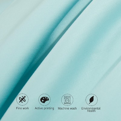 Black Cotton Standard Pillow Shams with Envelope Closure