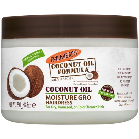 coconut oil palmer moisture gro hairdress 8oz formula palmers target hair