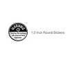 Wrapables 1.5 inch Black Extreme Happiness Warning Small Business Stickers Roll, Sealing Labels for Boxes, Envelopes, Bags and Packages (500pcs) - image 2 of 4