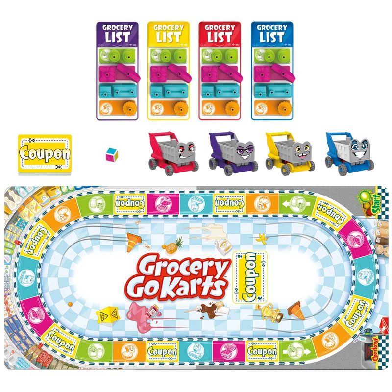 Hasbro Gaming Grocery Go Karts Game, 3 of 11
