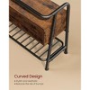 HDZNVF Shoe Storage Bench with Seating and Organizer Drawer - 3 of 4